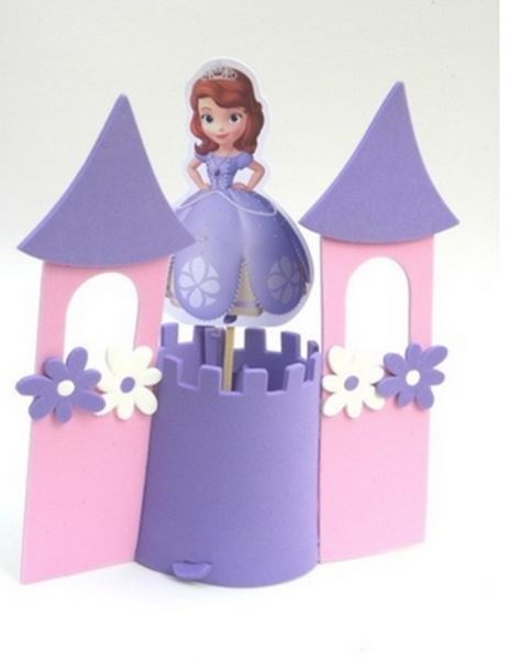 Enfeites de mesa Princesa Sofia